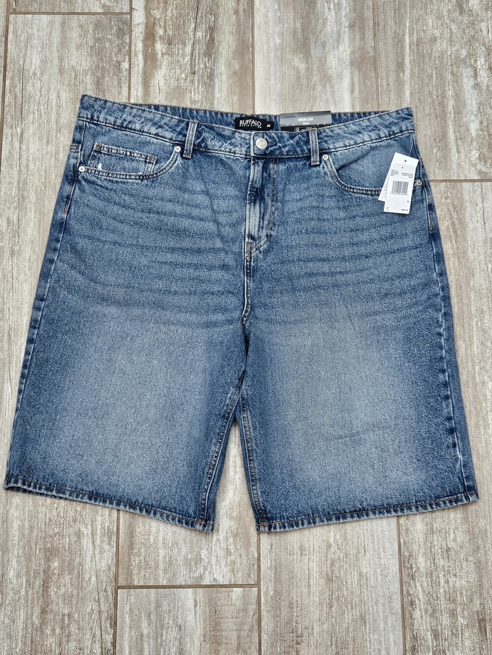 Men's Buffalo David Bitton Wide Leg Mick Jean Shorts